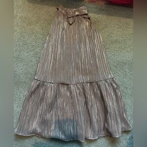 Janie and Jack Shimmering Bronze dress